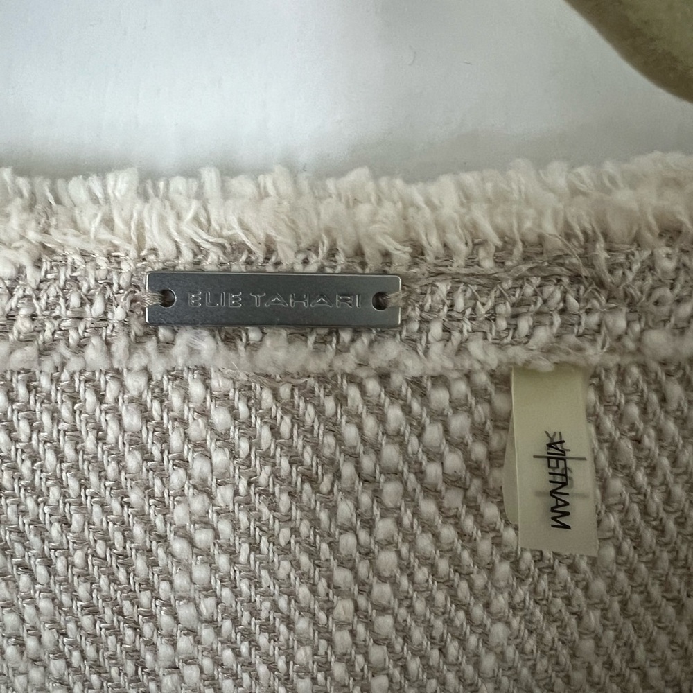 Ellie Tahari Linen Cotton Jacket size XL - Picture 8 of 12